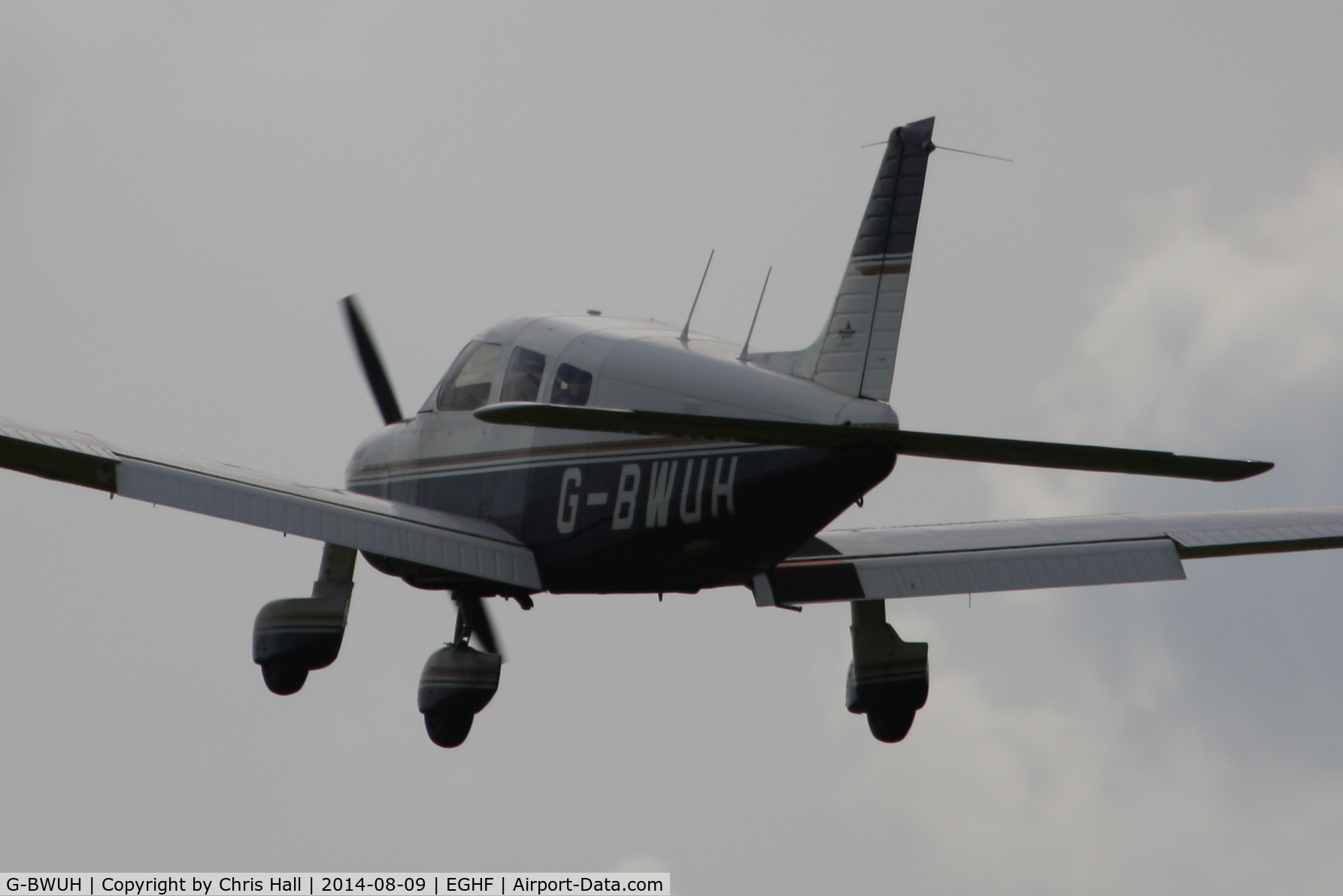 G-BWUH, 1996 Piper PA-28-181 Cherokee Archer III C/N 2843048, at Lee on Solent