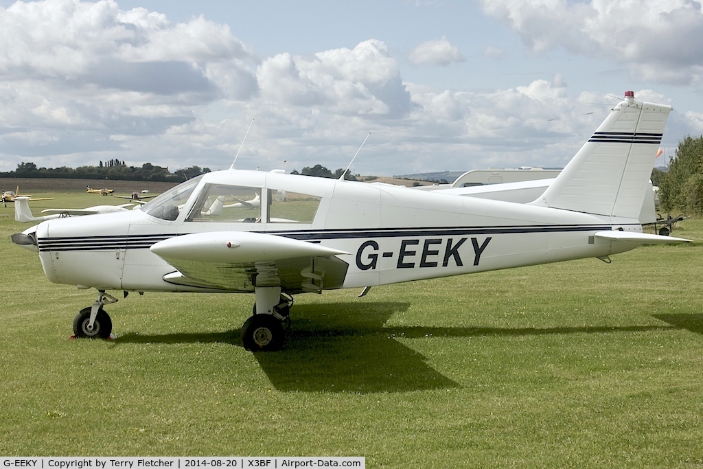 G-EEKY, 1969 Piper PA-28-140 Cherokee C/N 28-25422, At Bidford