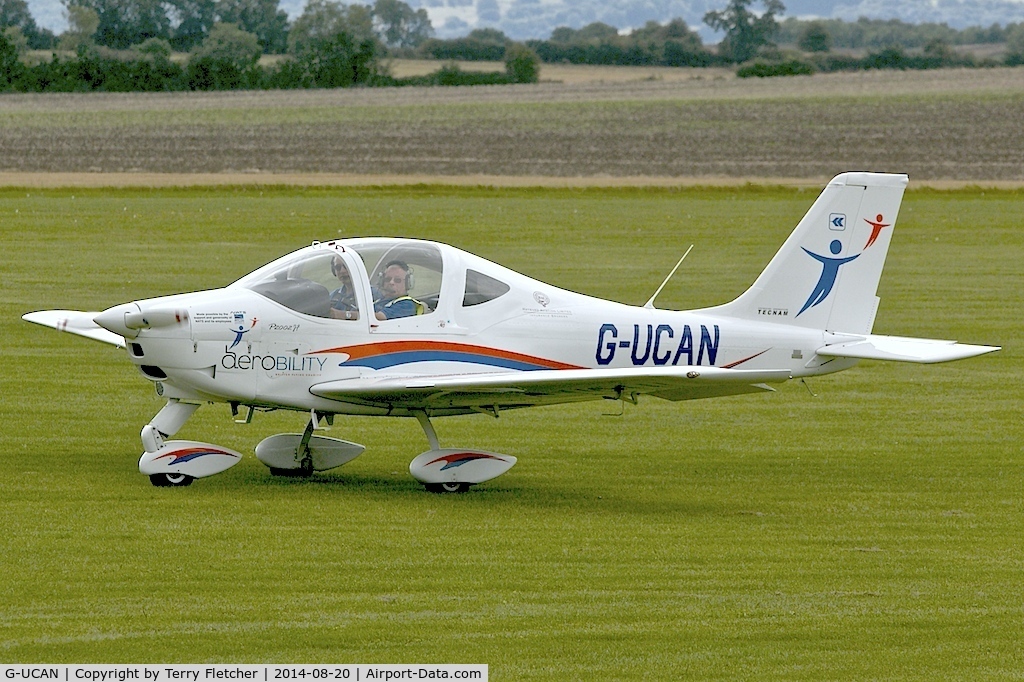 G-UCAN, 2014 Tecnam P-2002JF Sierra C/N 229, Visitor to the 2014 Midland Spirit Fly-In at Bidford Gliding Centre