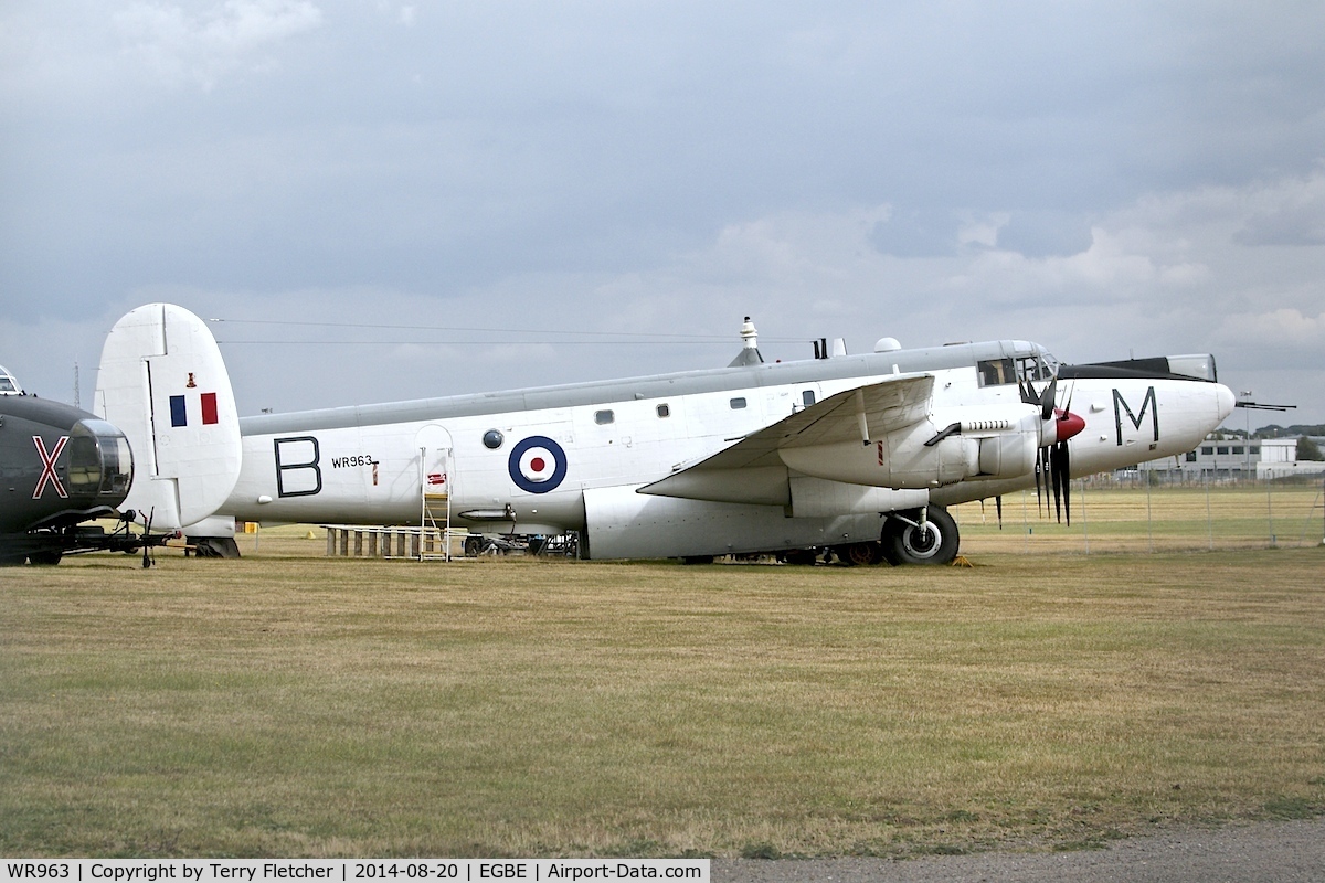 WR963, 1954 Avro 696 Shackleton AEW.2 C/N Not found WR963, At Airbase Museum at Coventry Airport