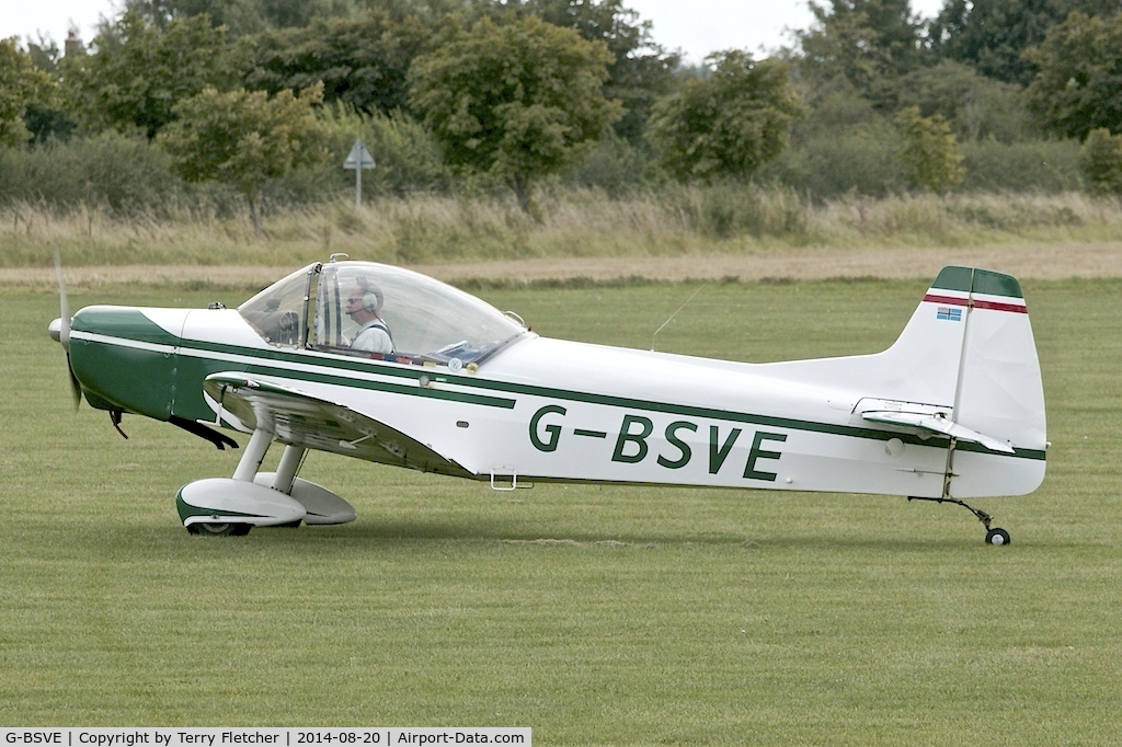 G-BSVE, 1962 Binder CP-301S Smaragd C/N 113, Visitor to the 2014 Midland Spirit Fly-In at Bidford Gliding Centre