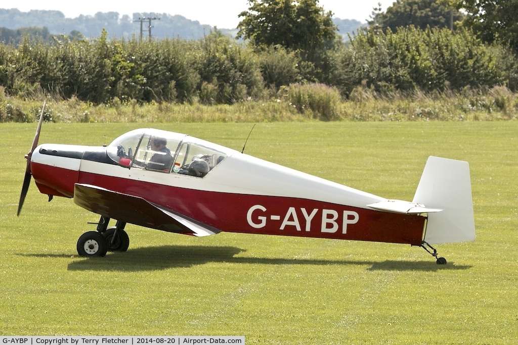 G-AYBP, 1964 Jodel D-112 C/N 1131, Visitor to the 2014 Midland Spirit Fly-In at Bidford Gliding Centre