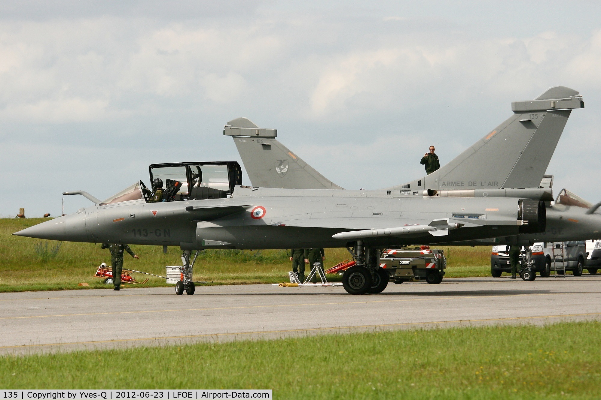 135, Dassault Rafale C C/N 135, French Air Force Dassault Rafale C, Evreux-Fauville AB 105 (LFOE)