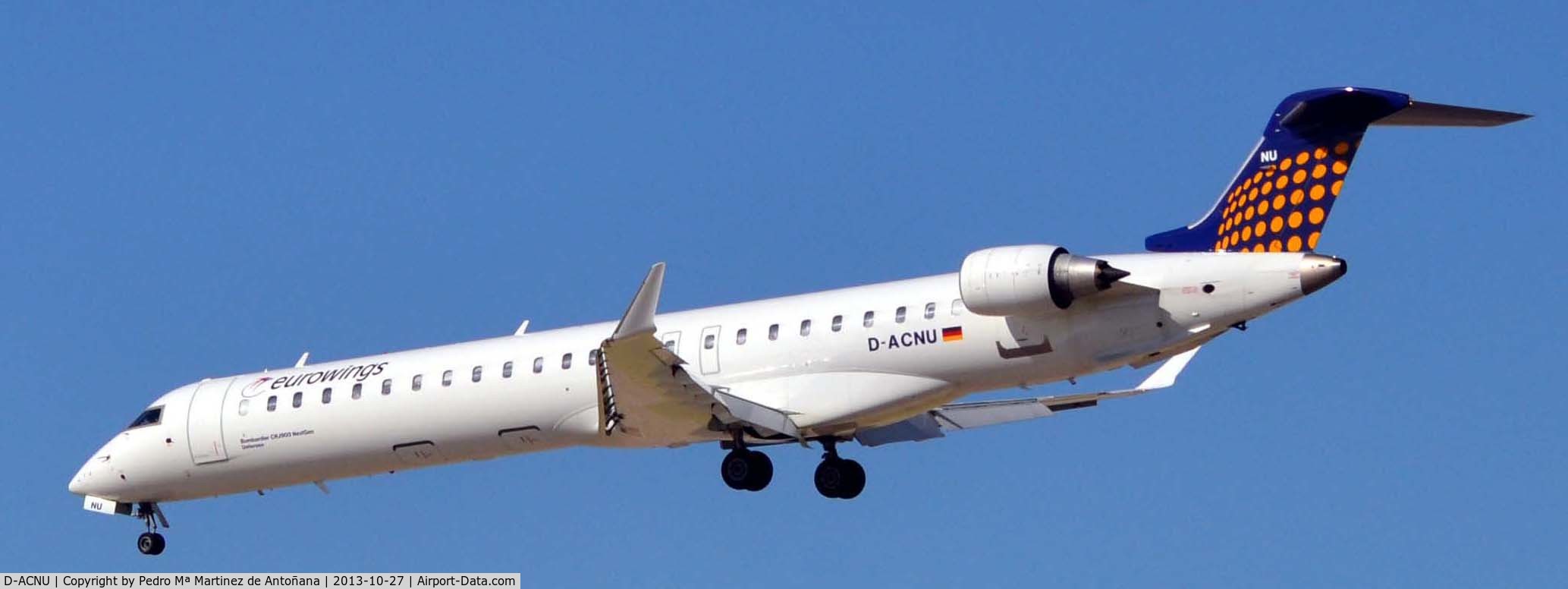 D-ACNU, 2011 Bombardier CRJ-900 NG (CL-600-2D24) C/N 15265, Aeropuerto El Prat Barcelona