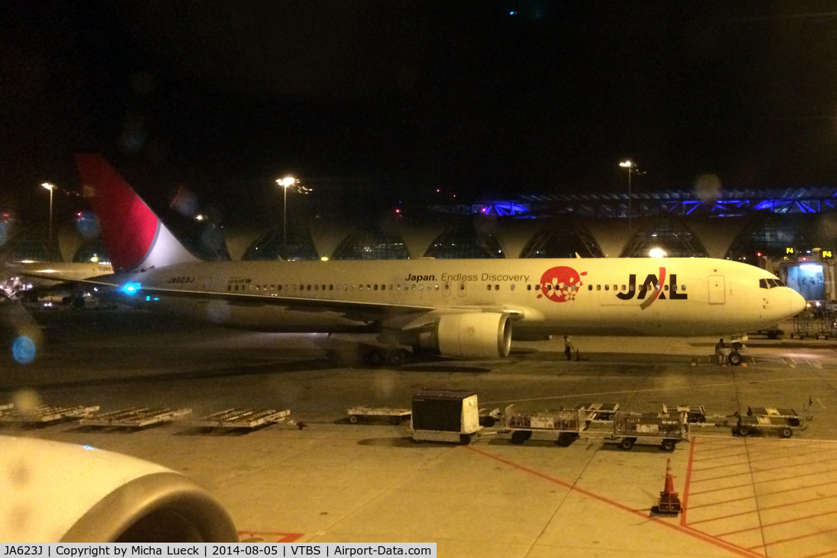 JA623J, 2009 Boeing 767-346/ER C/N 36131, At Bangkok