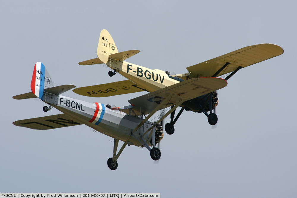 F-BCNL, Morane-Saulnier MS.317 C/N 6527, Together with F-BGUV