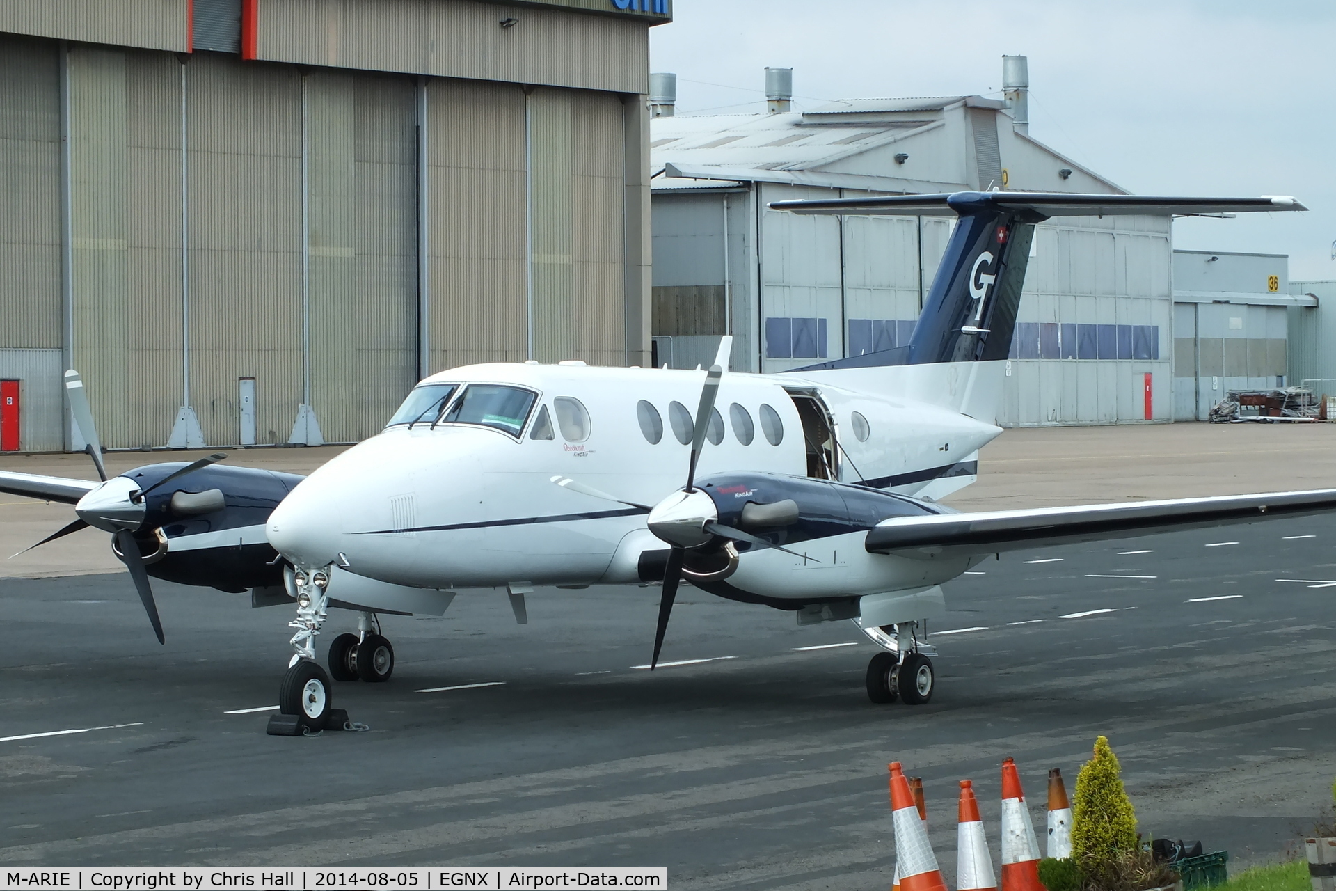 M-ARIE, 2009 Hawker Beechcraft B200GT King Air C/N BY-93, at East Mids