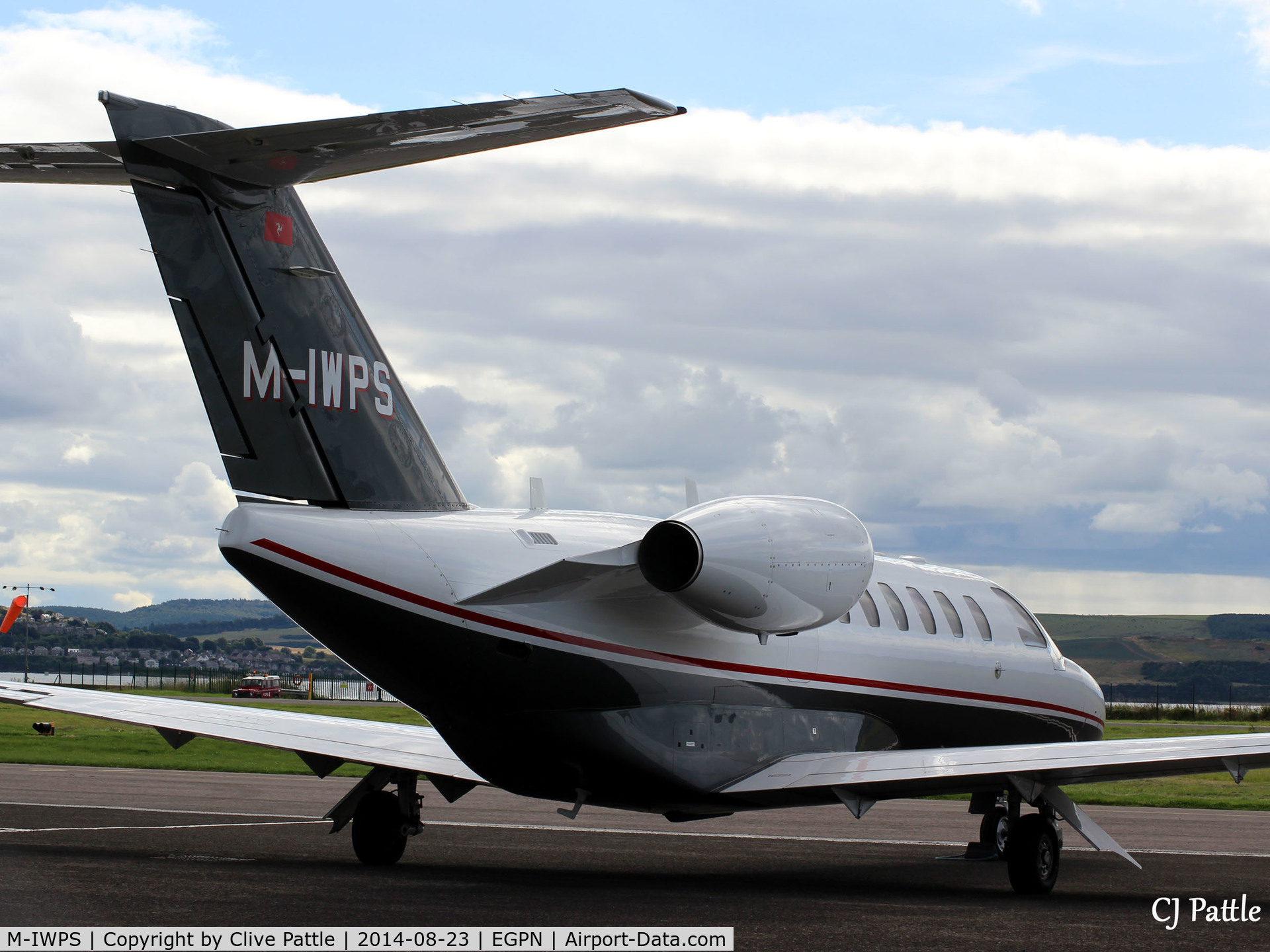 M-IWPS, 2012 Cessna 525A CitationJet CJ2+ C/N 525A-0496, Parked up on the morning of 23 August 2014.