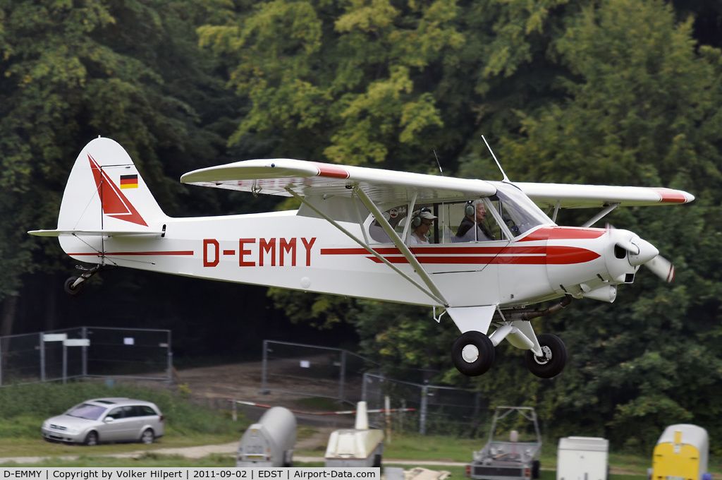 D-EMMY, 1960 Piper PA-18-150 Super Cub C/N 18-7403, at Hahnweide