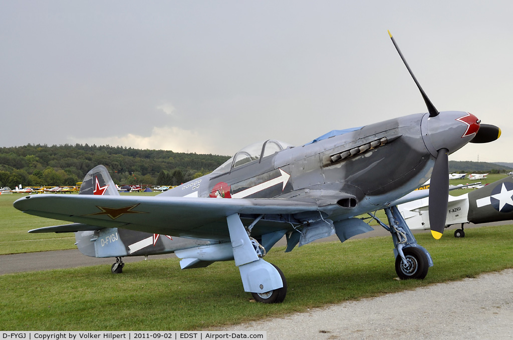 D-FYGJ, 1996 Yakovlev Yak-3U C/N 0470204, at Hahnweide