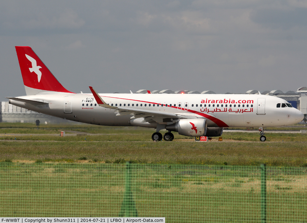 F-WWBT, 2014 Airbus A320-214 C/N 6176, C/n 6176 - To be A6-AOA