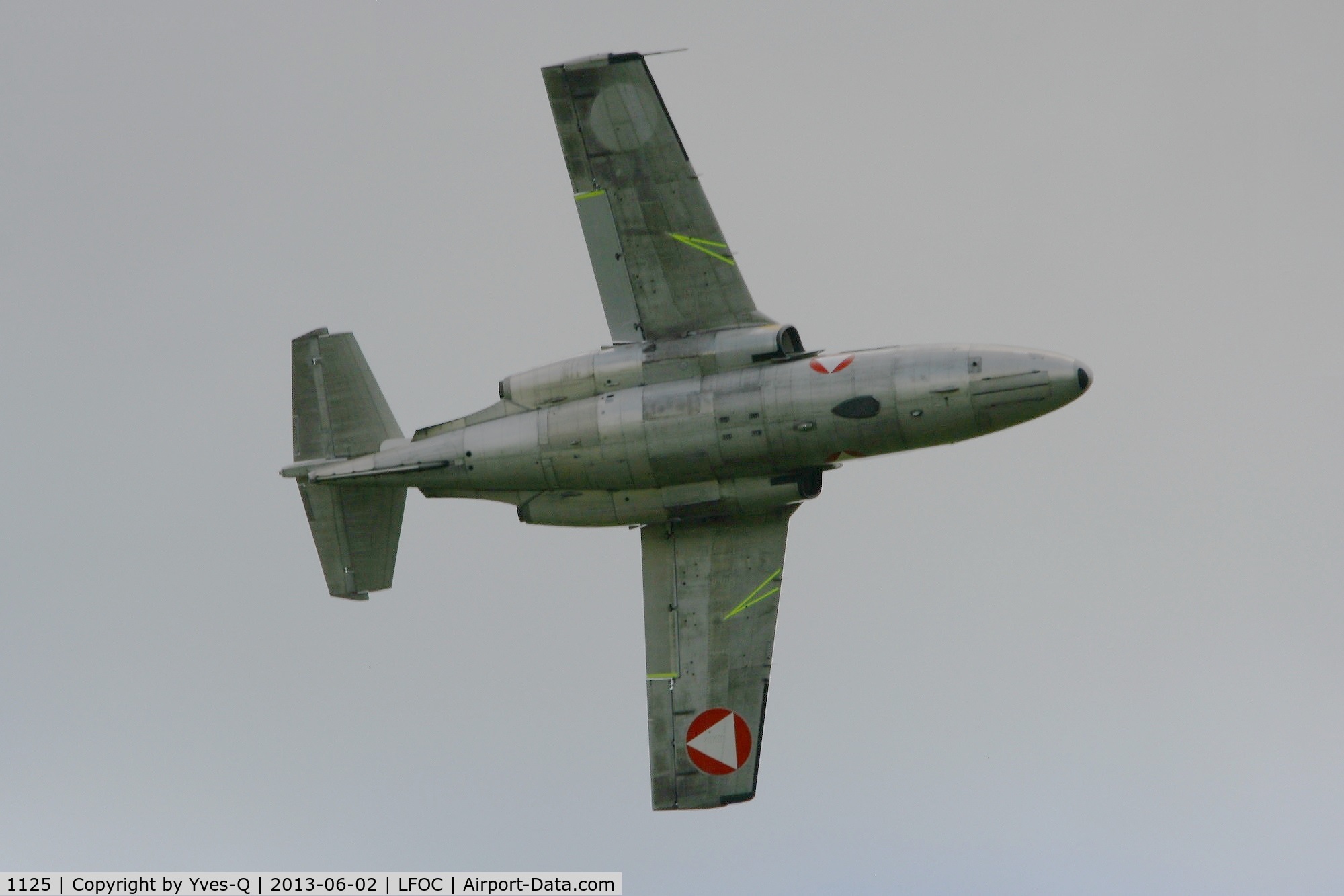 1125, Saab 105OE C/N 105425, Austrian Air Force Saab 105OE, Solo display, Châteaudun Air Base 279 (LFOC) Open day 2013