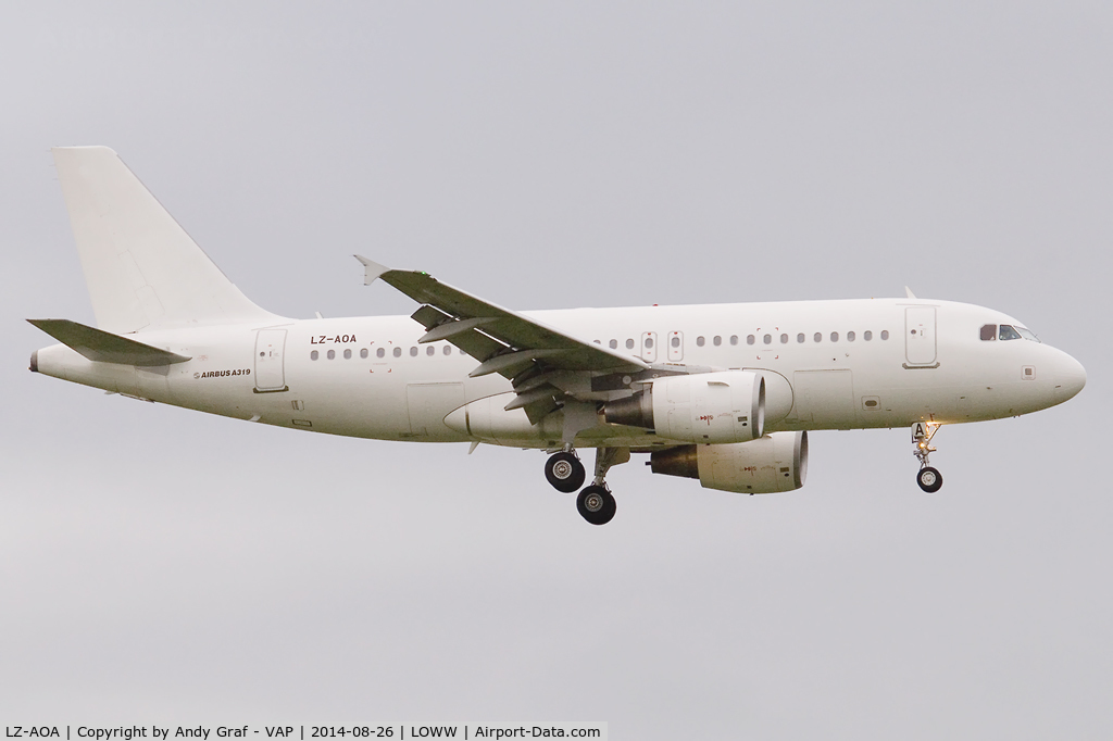 LZ-AOA, 2007 Airbus A319-112 C/N 3139, BH Airlines A319
