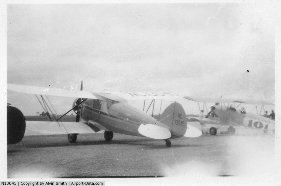 N13045, 1932 Waco UEC C/N 3675, Taken by my dad at the 1934 Air Races in Buffalo, NY