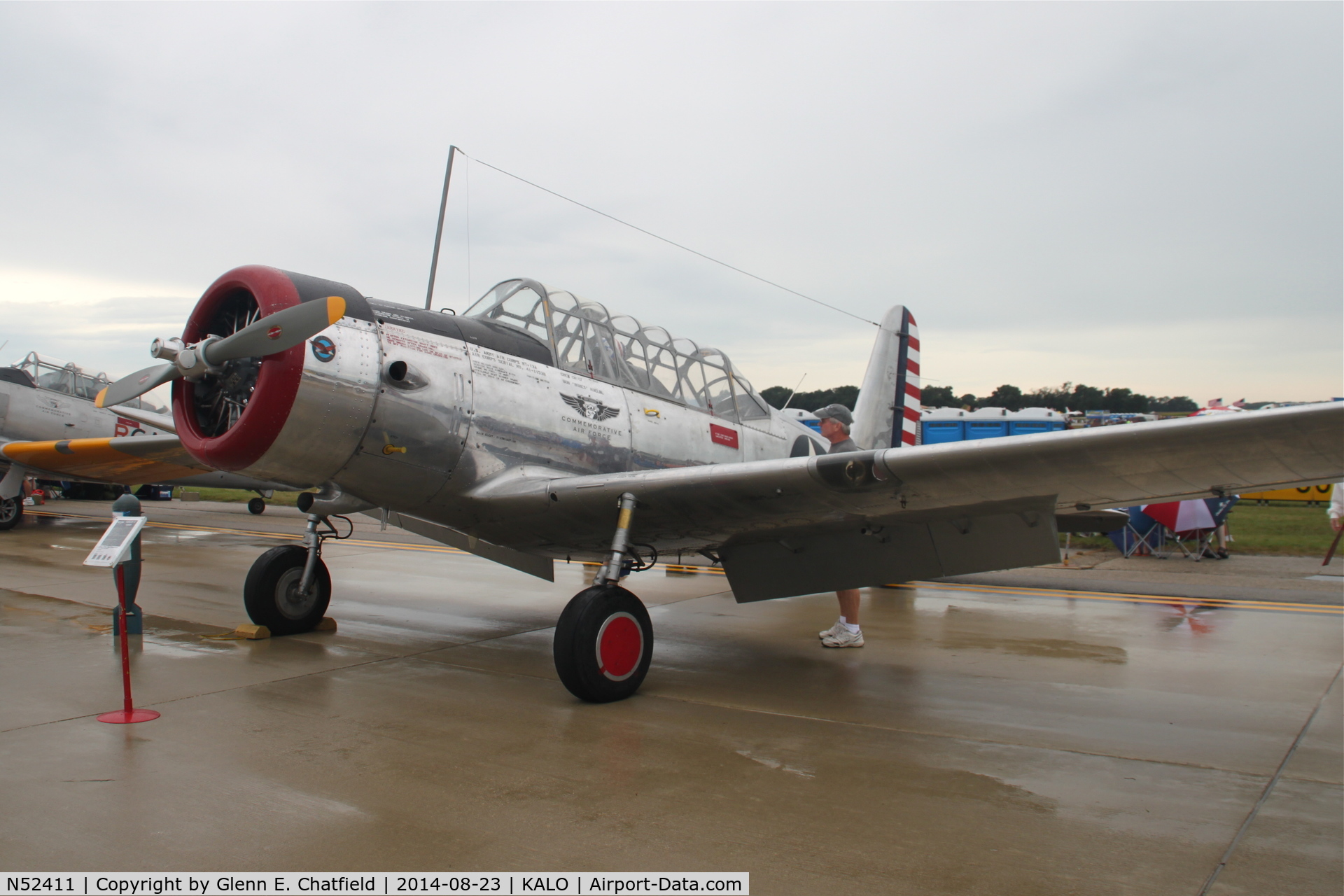 N52411, 1941 Consolidated Vultee BT-13A C/N 2548, At the air show