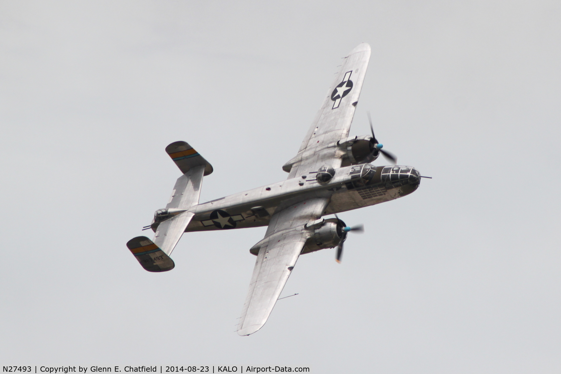 N27493, 1944 North American TB-25K Mitchell C/N 44-29869/108-33144, At the air show
