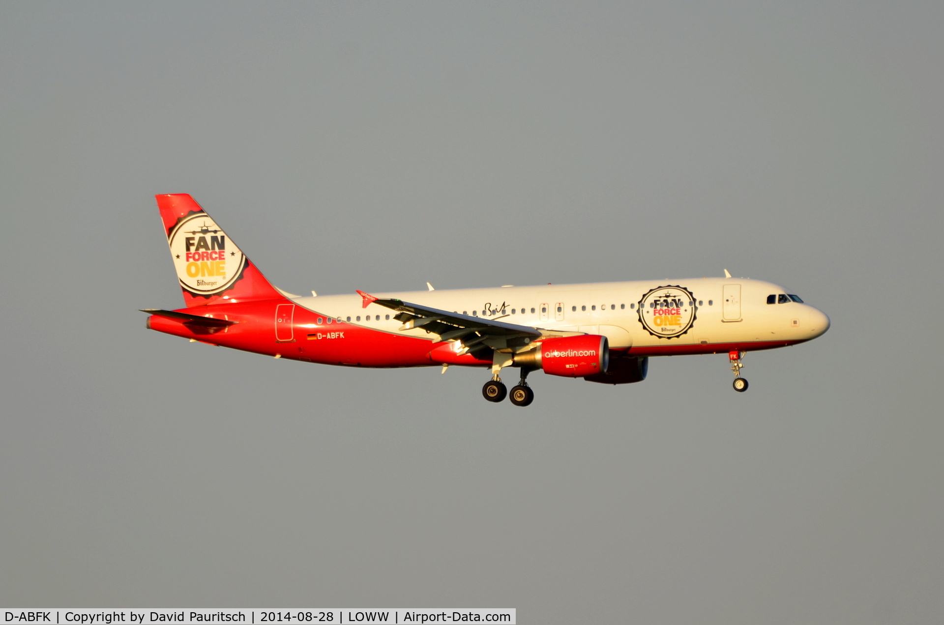 D-ABFK, 2010 Airbus A320-214 C/N 4433, Fanforce One