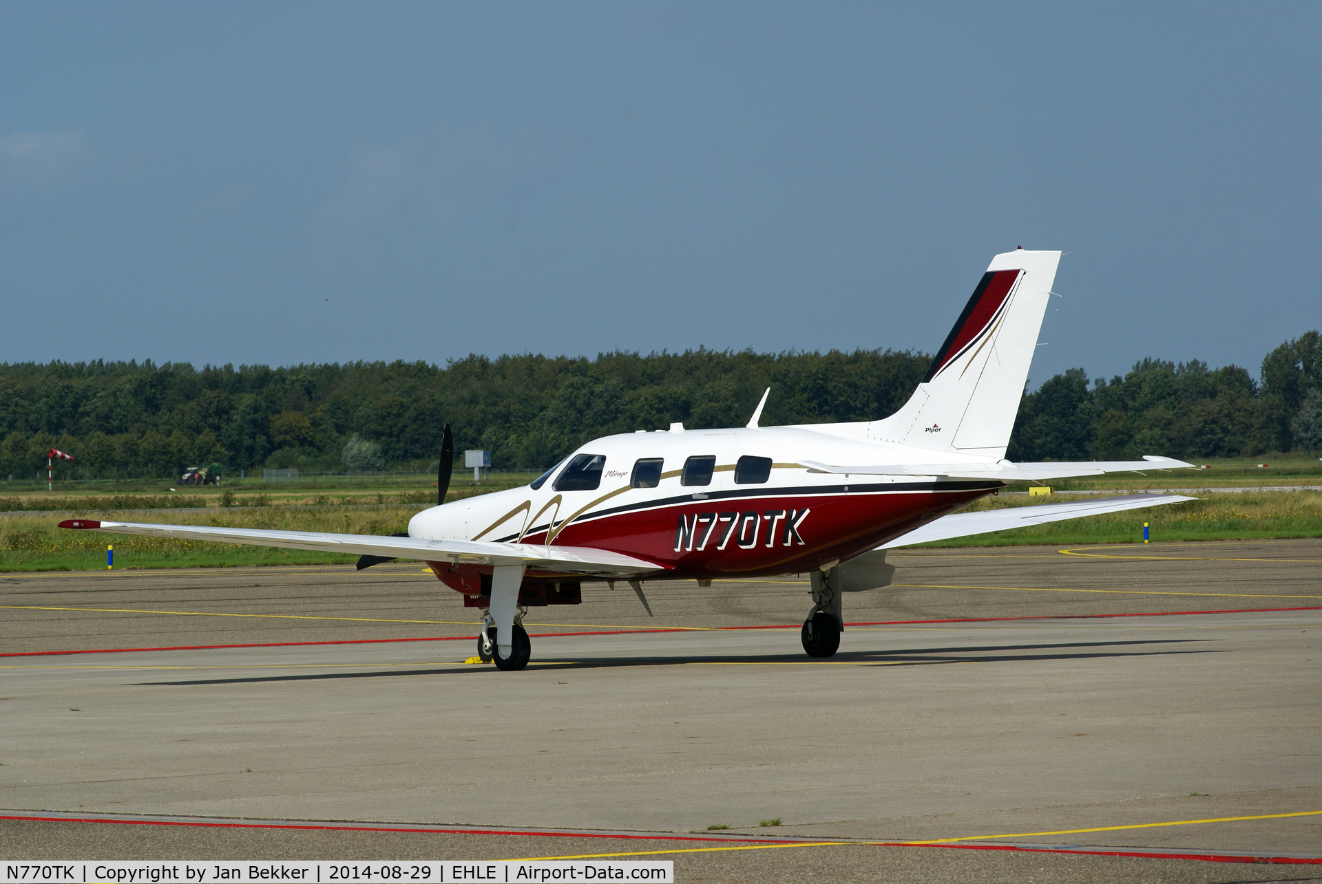 N770TK, Piper PA-46-350P Malibu Mirage C/N 4636471, Lelystad Airport