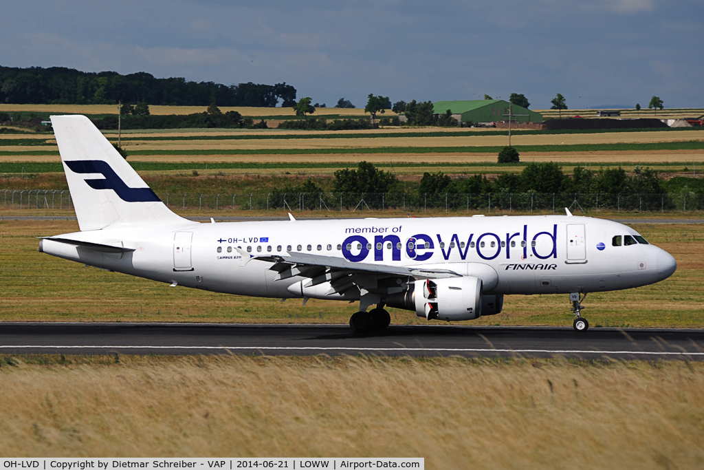 OH-LVD, 2000 Airbus A319-112 C/N 1352, Finnair Airbus 319