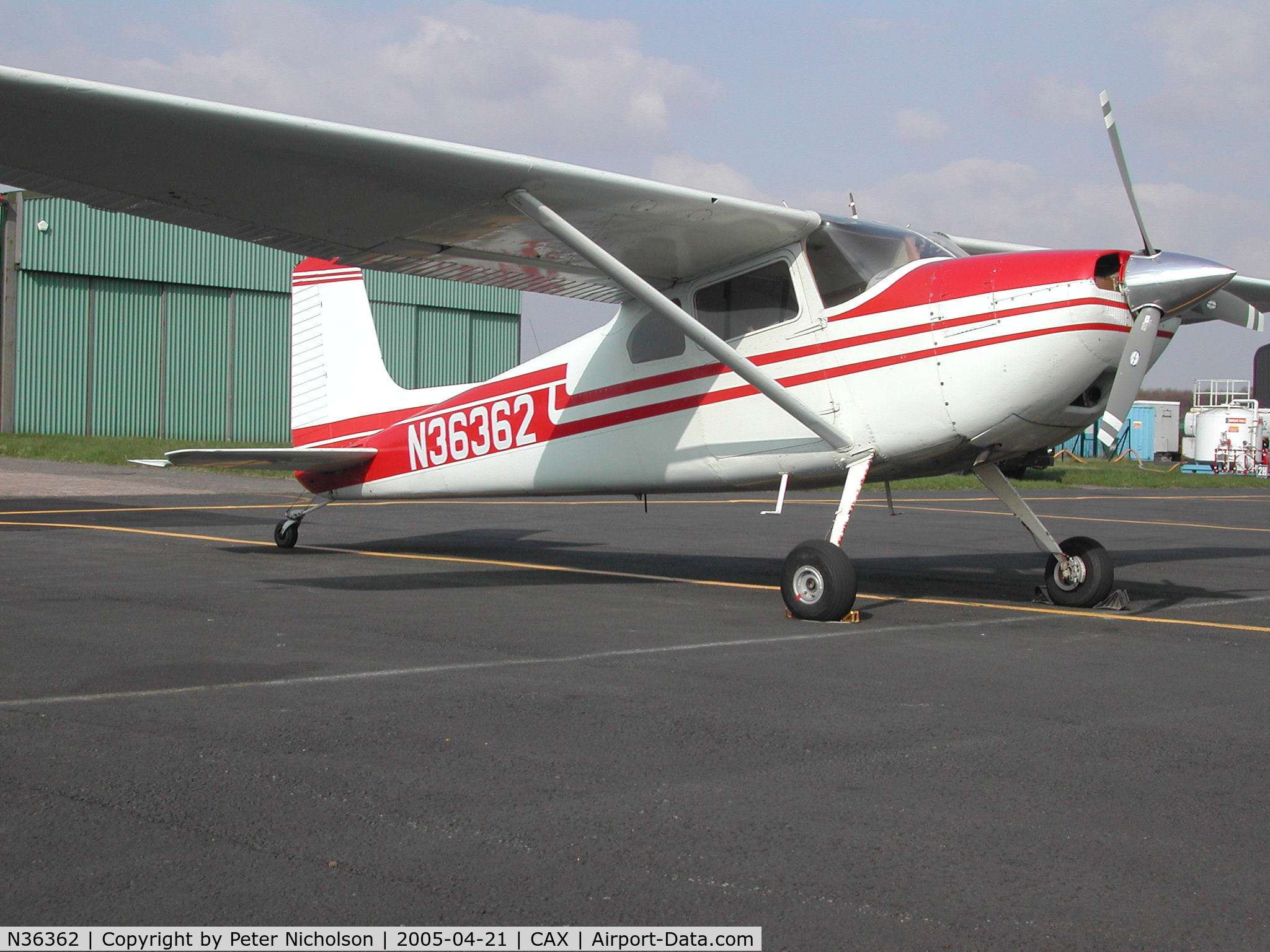 N36362, 1955 Cessna 180 C/N 31691, This Cessna 180 was a visitor to Carlisle in April 2005.