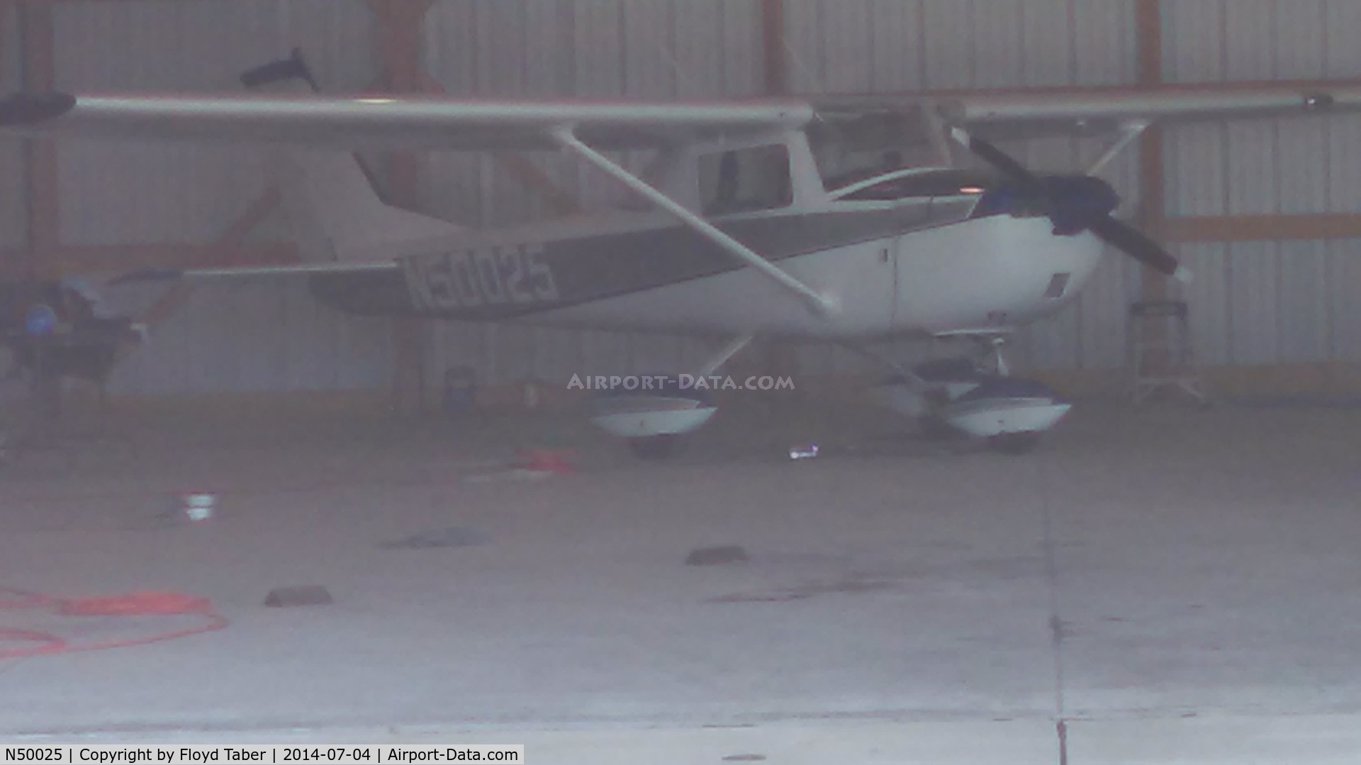 N50025, 1968 Cessna 150H C/N 15069019, hangar queen