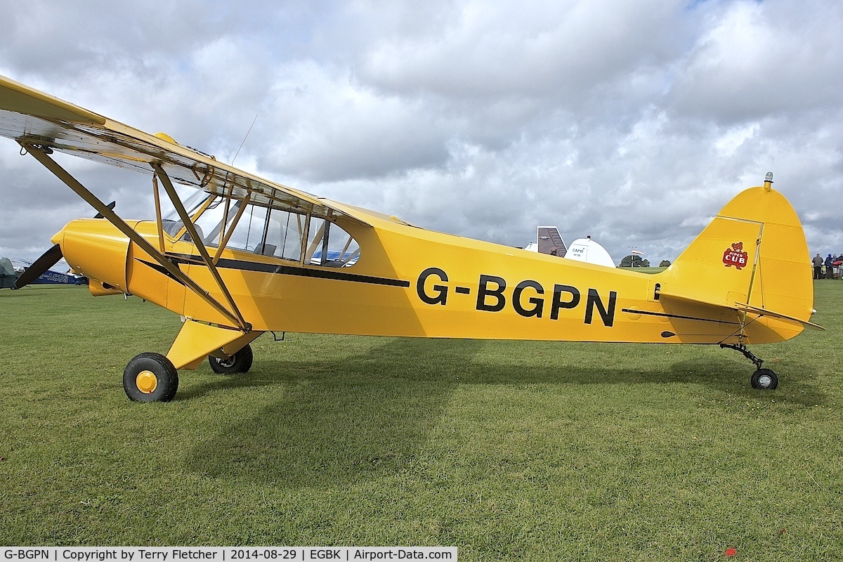 G-BGPN, 1978 Piper PA-18-150 Super Cub C/N 18-7909044, At 2014 LAA Rally at Sywell