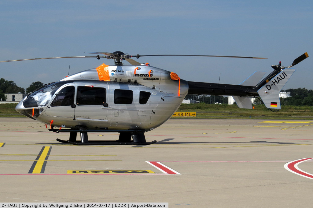 D-HAUI, Eurocopter-Kawasaki EC-145 (BK-117C-2) C/N 9607, visitor