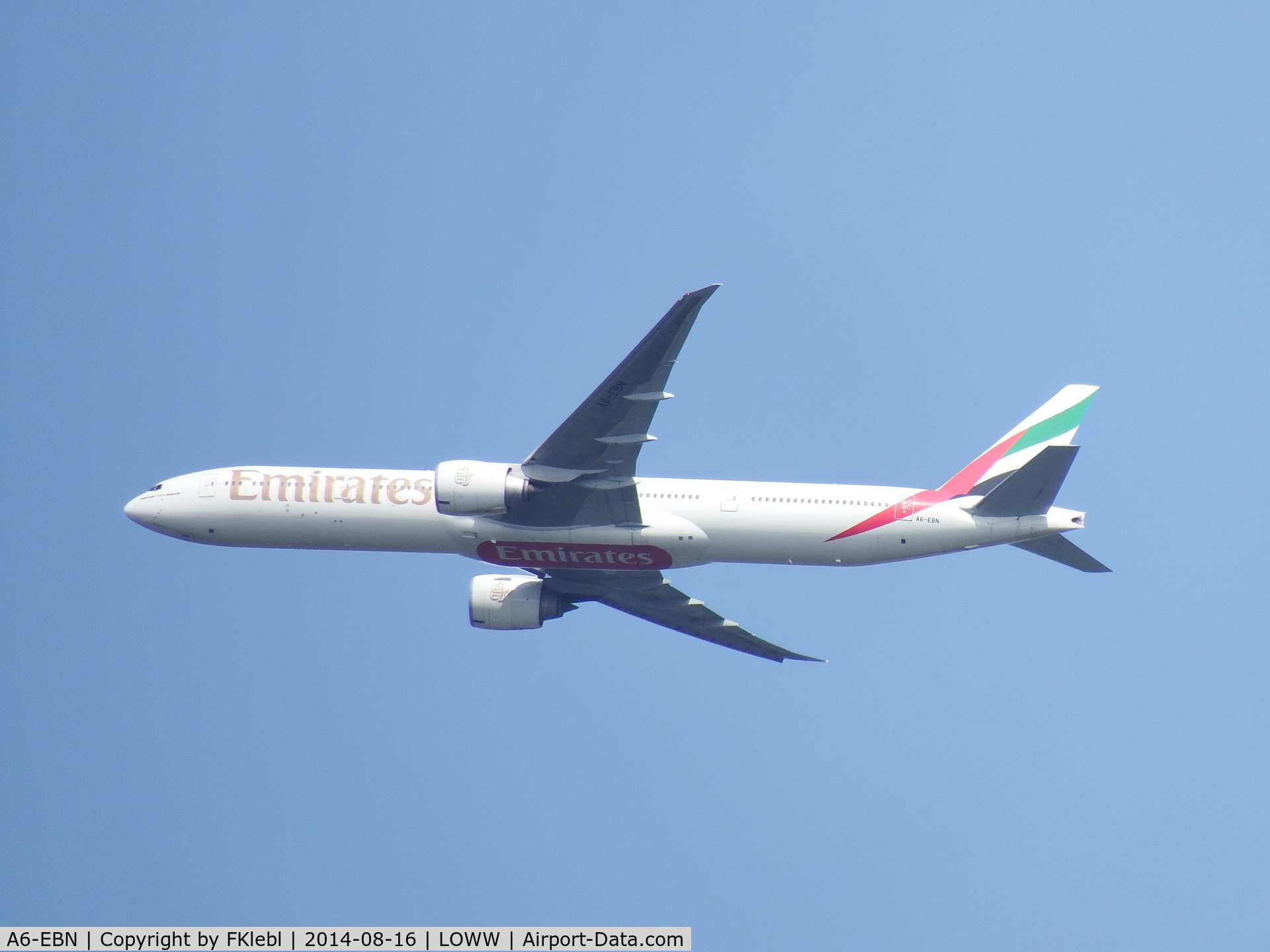 A6-EBN, 2006 Boeing 777-36N/ER C/N 32791, Boeing 777 in the livery of Emirates