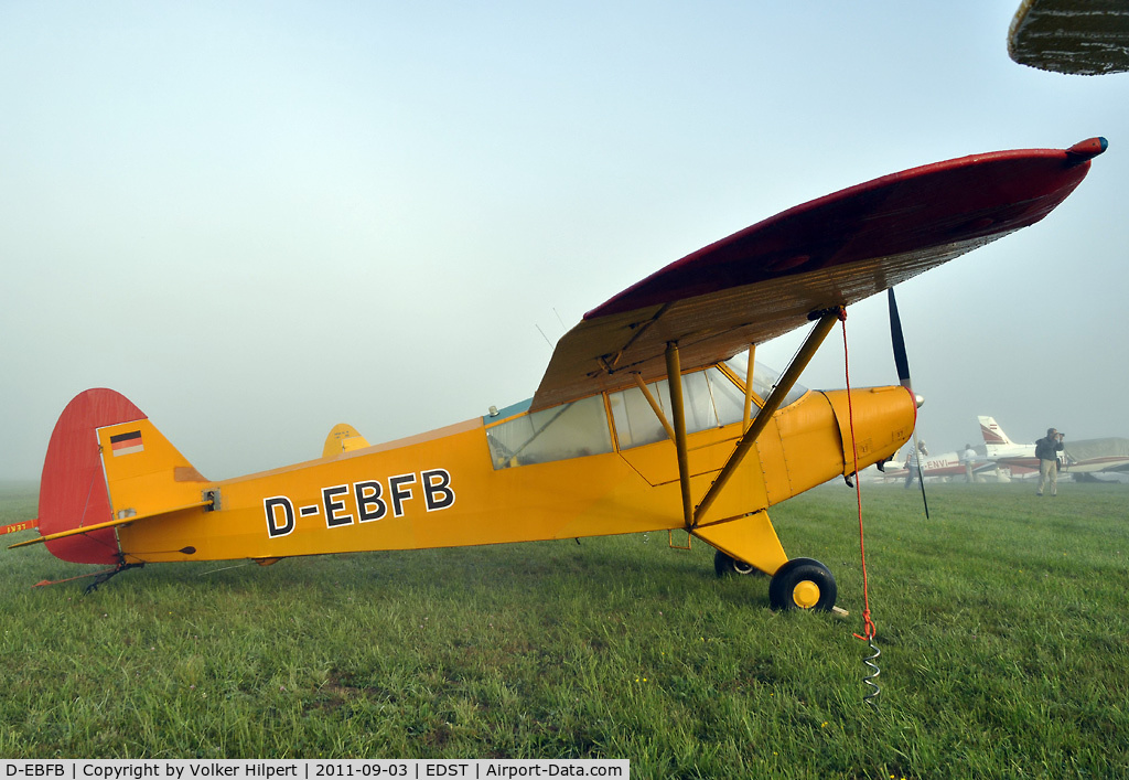 D-EBFB, 1953 Piper PA-18-95 Super Cub Super Cub C/N 18-3217, at Hahnweide