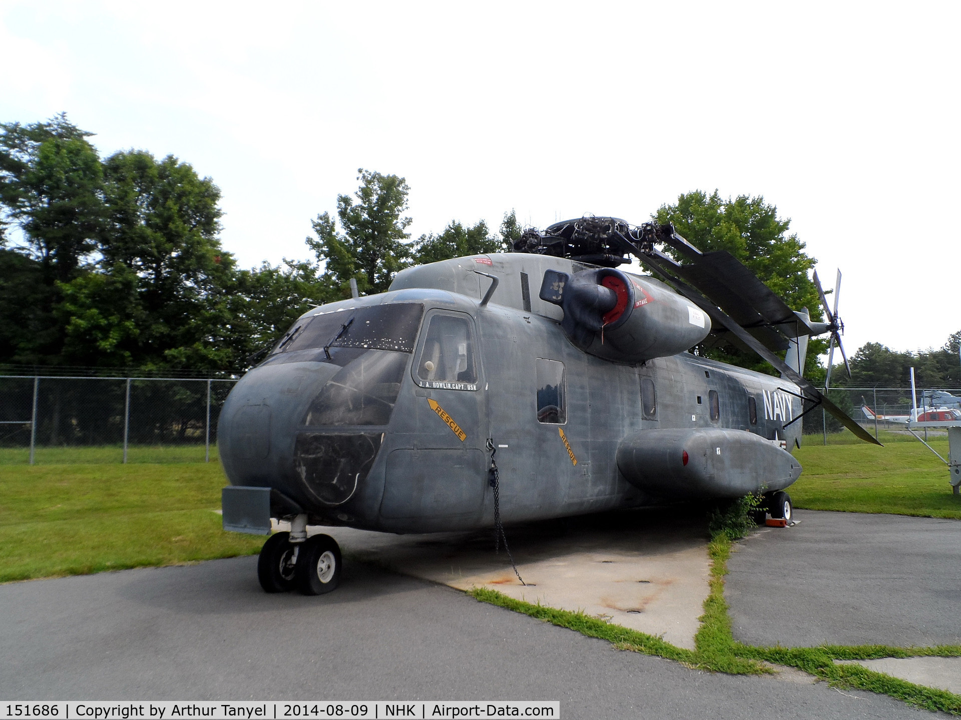 151686, Sikorsky CH-53A Super Stallion C/N 65-003, On display @ the Patuxent River Naval Air Museum