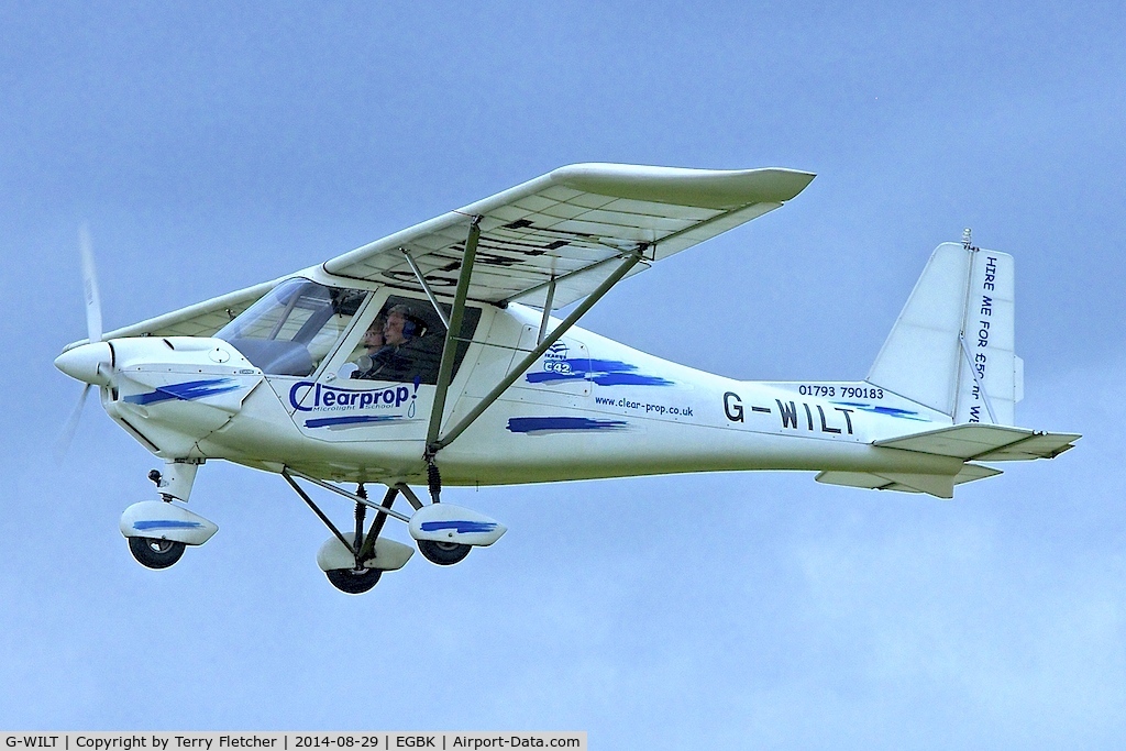 G-WILT, 2005 Comco Ikarus C42 FB100 C/N 0506-6687, At 2014 LAA Rally at Sywell