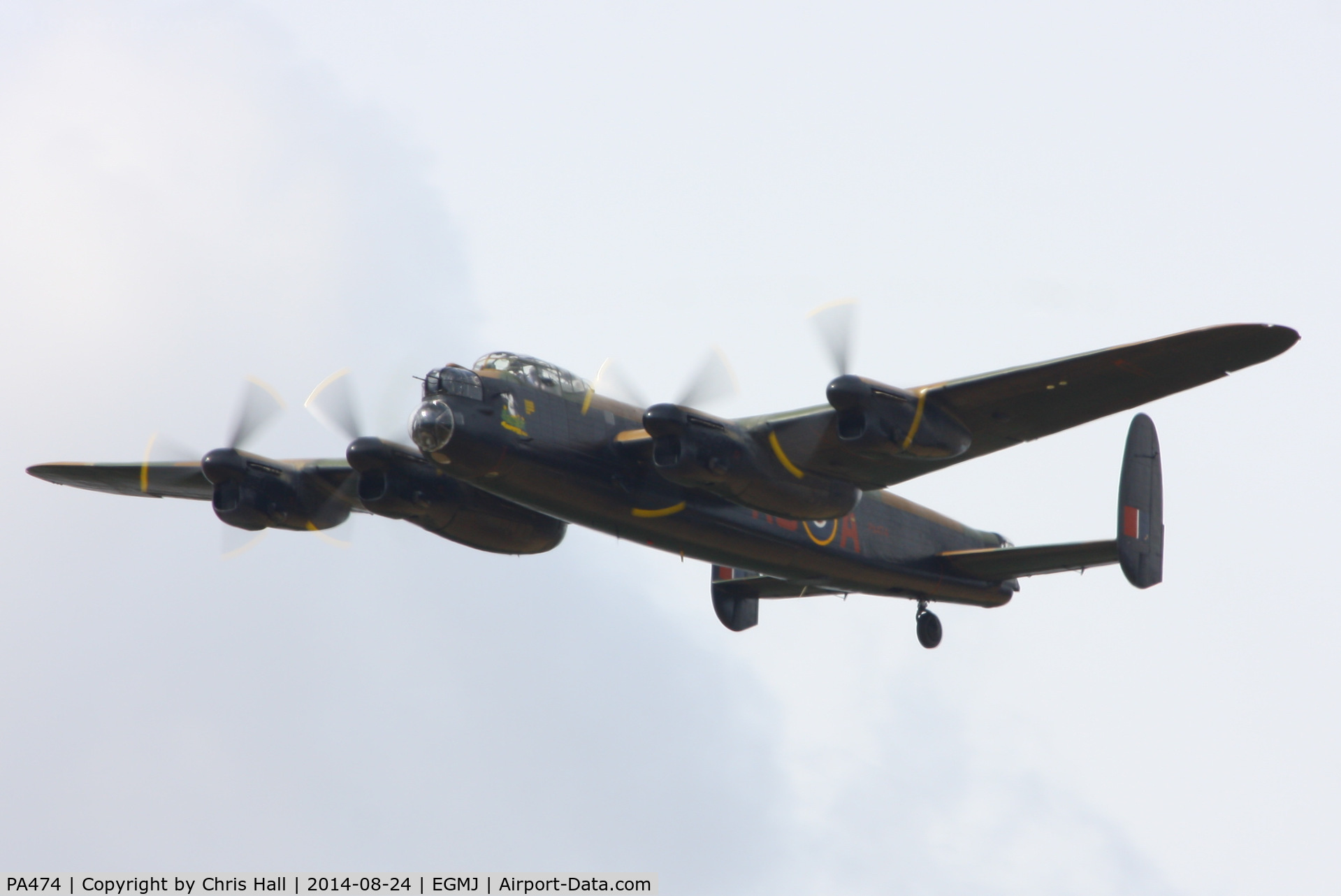 PA474, 1945 Avro 683 Lancaster B1 C/N VACH0052/D2973, at the Little Gransden Airshow 2014