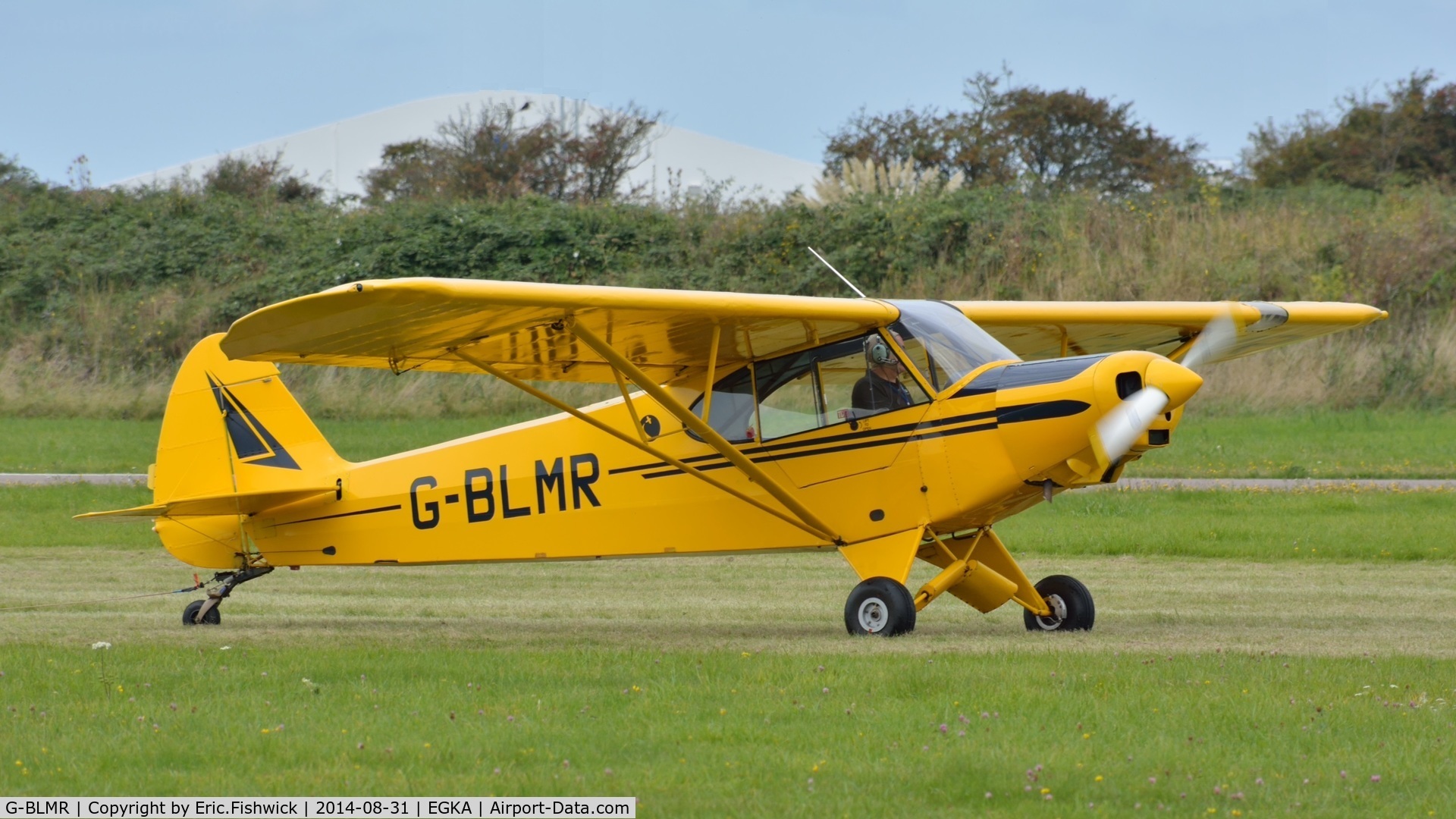 G-BLMR, 1953 Piper L-18C Super Cub (PA-18-95) C/N 18-2057, 2. G-BLMR at the superb 25th Anniversary RAFA Shoreham Airshow.