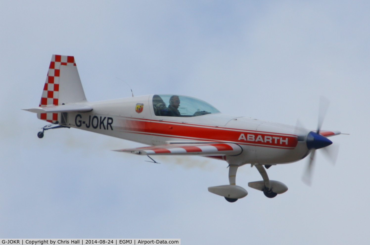 G-JOKR, 2008 Extra EA-300L C/N 1278, at the Little Gransden Airshow 2014