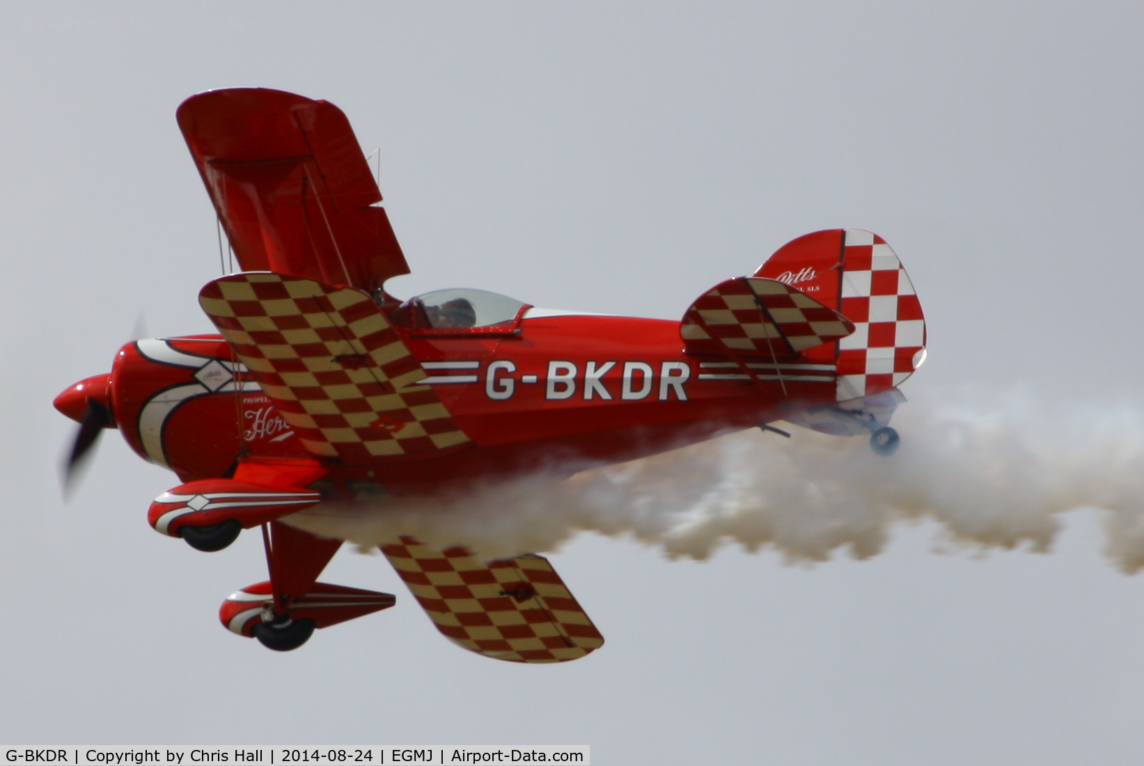 G-BKDR, 1982 Pitts S-1S Special C/N PFA 009-10654, at the Little Gransden Airshow 2014