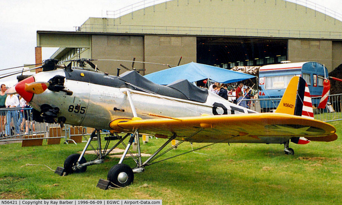 N56421, 1941 Ryan Aeronautical ST3KR C/N 1539, Ryan PT-22 Recruit [1539] RAF Cosford~G 09/06/1996