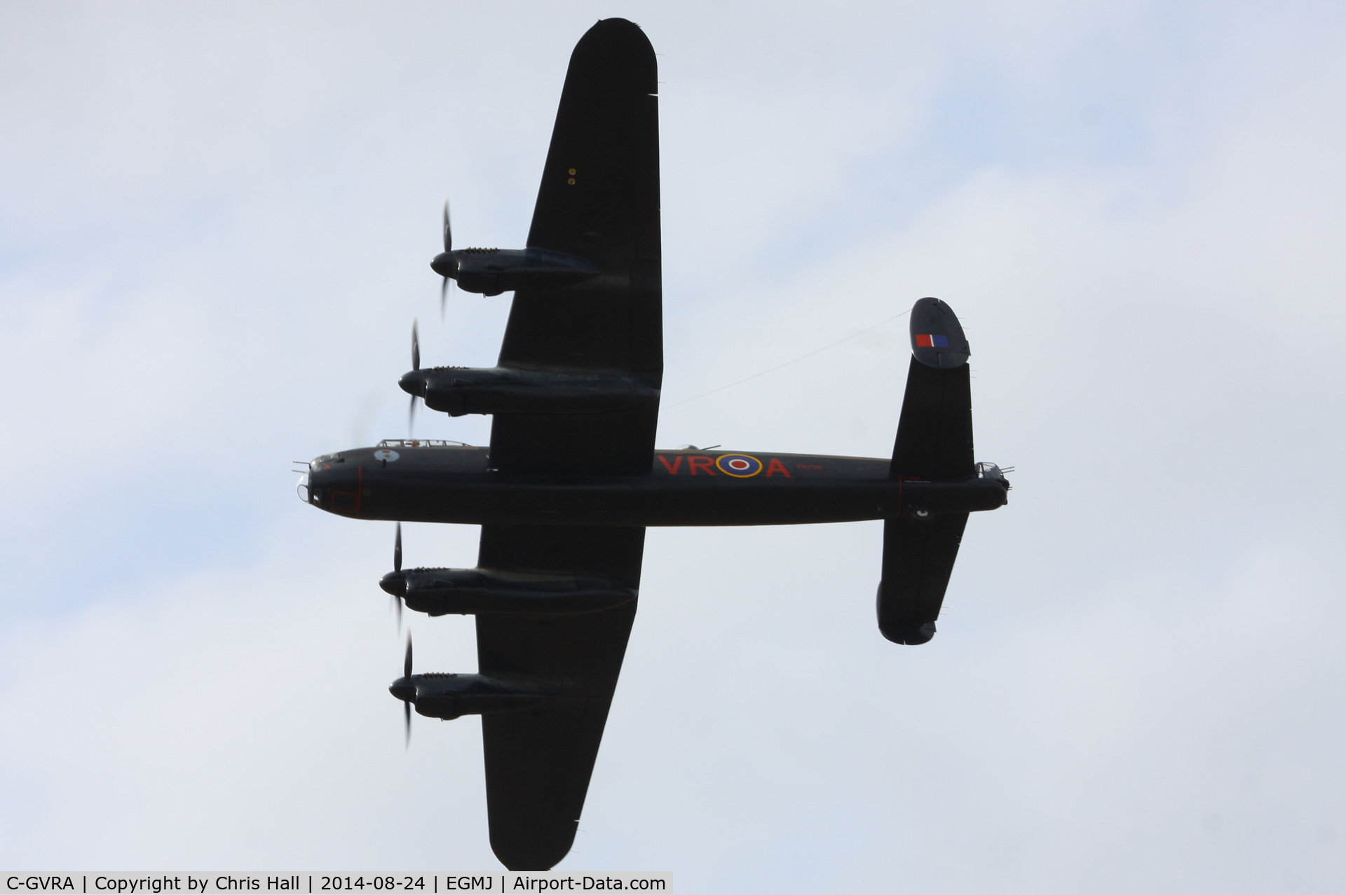 C-GVRA, 1945 Victory Aircraft Avro 683 Lancaster BX C/N FM 213 (3414), at the Little Gransden Airshow 2014