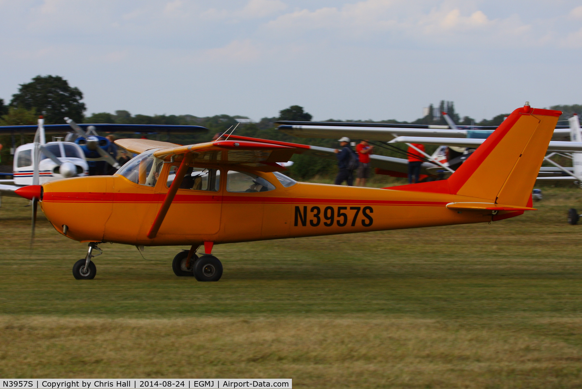 N3957S, 1964 Cessna 172E C/N 17251157, at the Little Gransden Airshow 2014