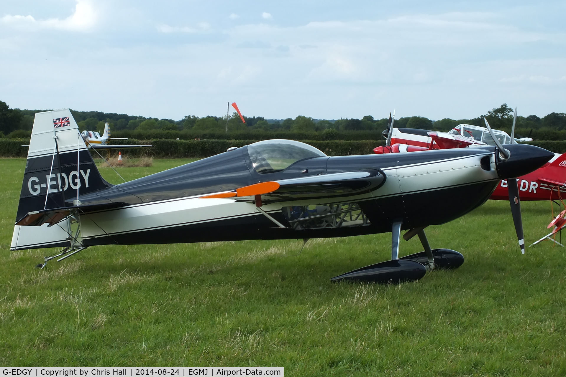 G-EDGY, 2007 Zivko Edge 540 C/N 0018, at the Little Gransden Airshow 2014