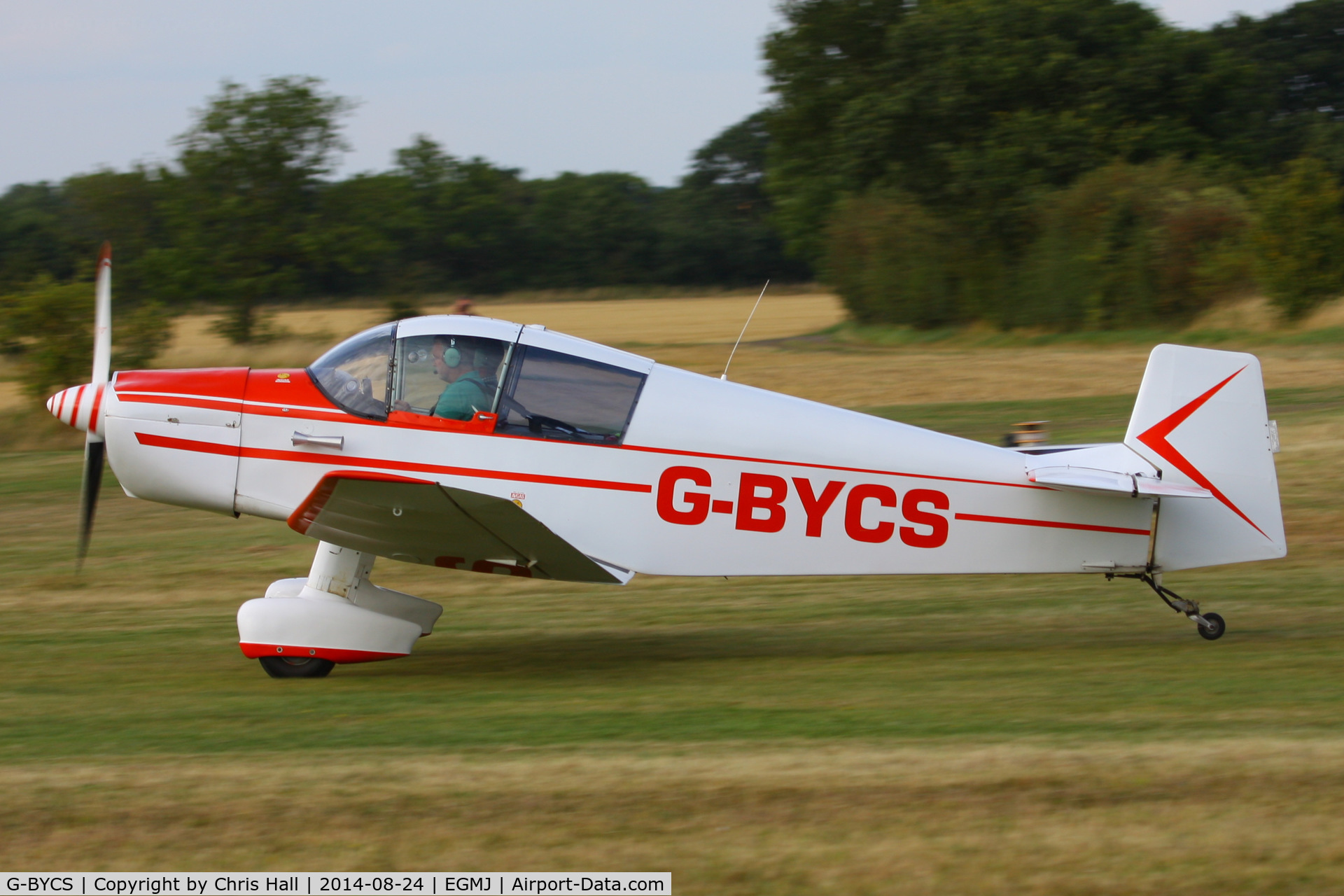 G-BYCS, 1961 CEA Jodel DR-1051 C/N 201, at the Little Gransden Airshow 2014
