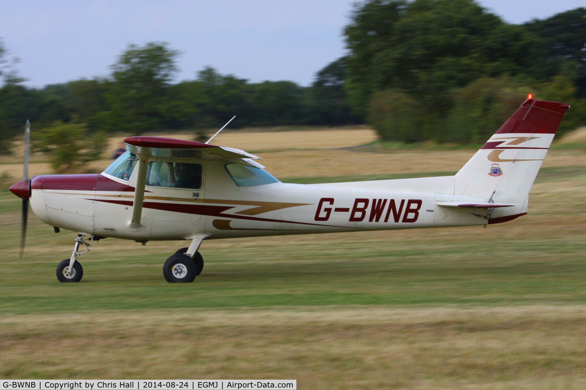 G-BWNB, 1978 Cessna 152 C/N 152-80051, at the Little Gransden Airshow 2014