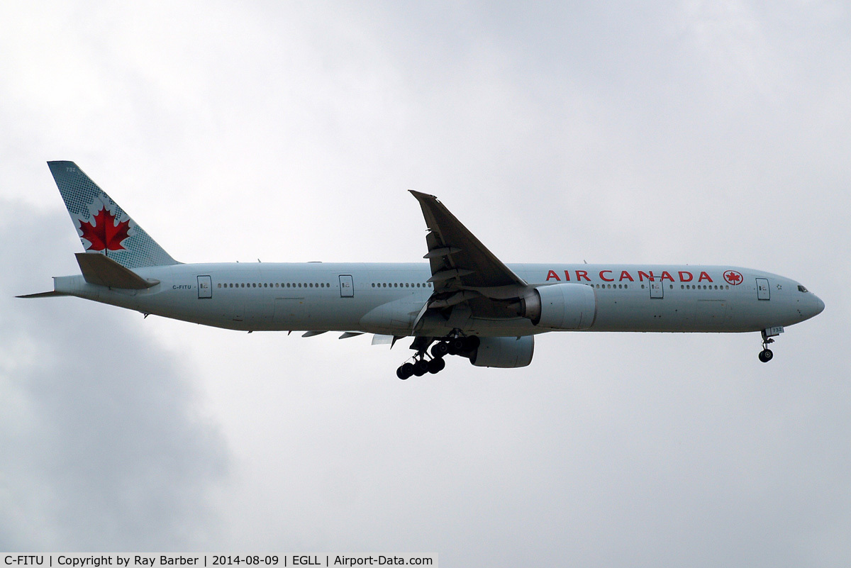 C-FITU, 2007 Boeing 777-333/ER C/N 35254, Boeing 777-333ER [35254] (Air Canada) Home~G 09/08/2014. On approach 27L.