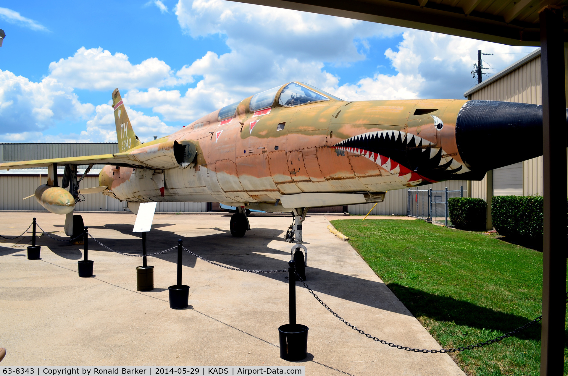 63-8343, 1962 Republic F-105F-1-RE Thunderchief C/N F120, Cavanaugh Flight Museum Addison, TX
