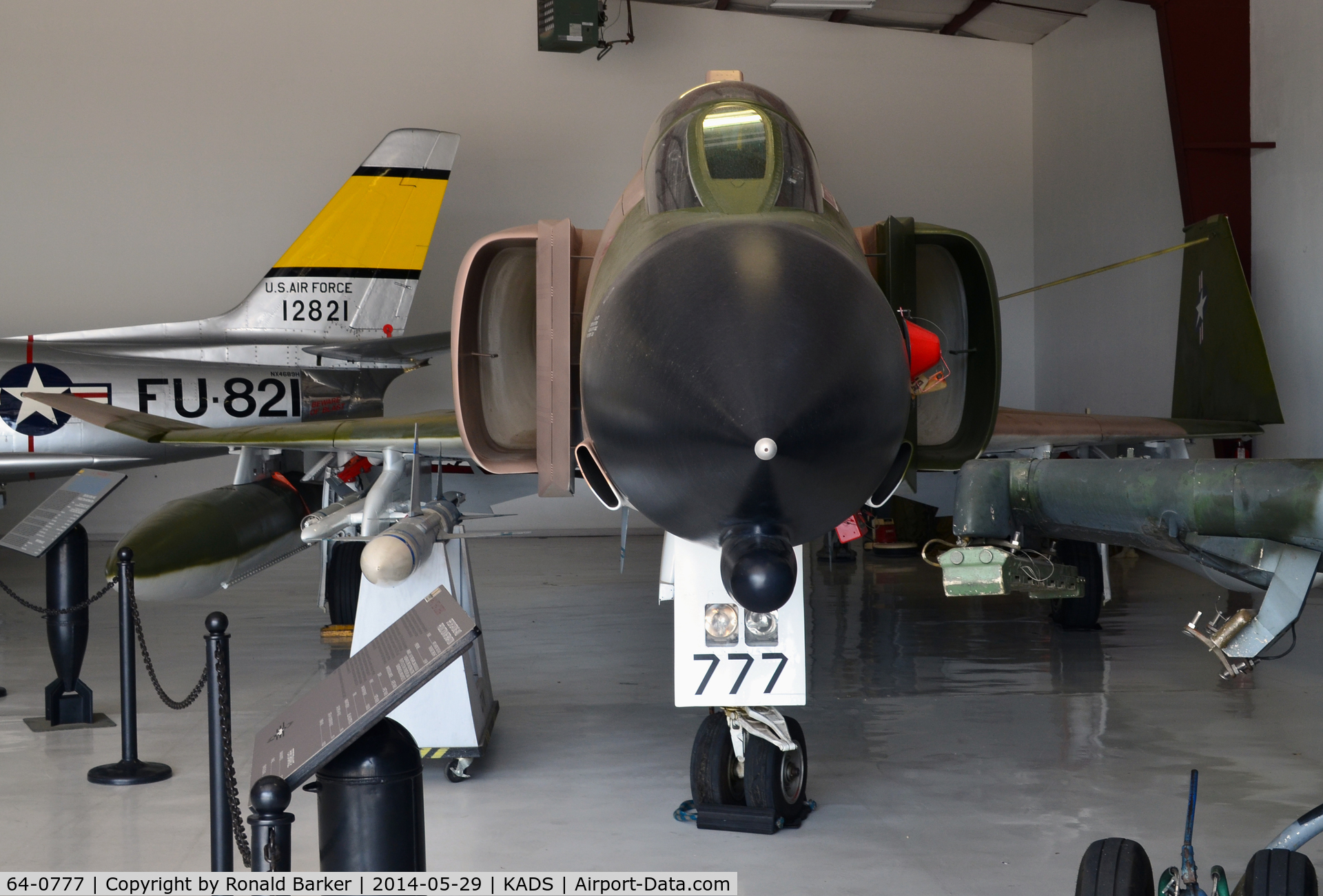 64-0777, 1964 McDonnell F-4C Phantom II C/N 1080, Head on view, Cavanaugh Flight Museum Addison, TX