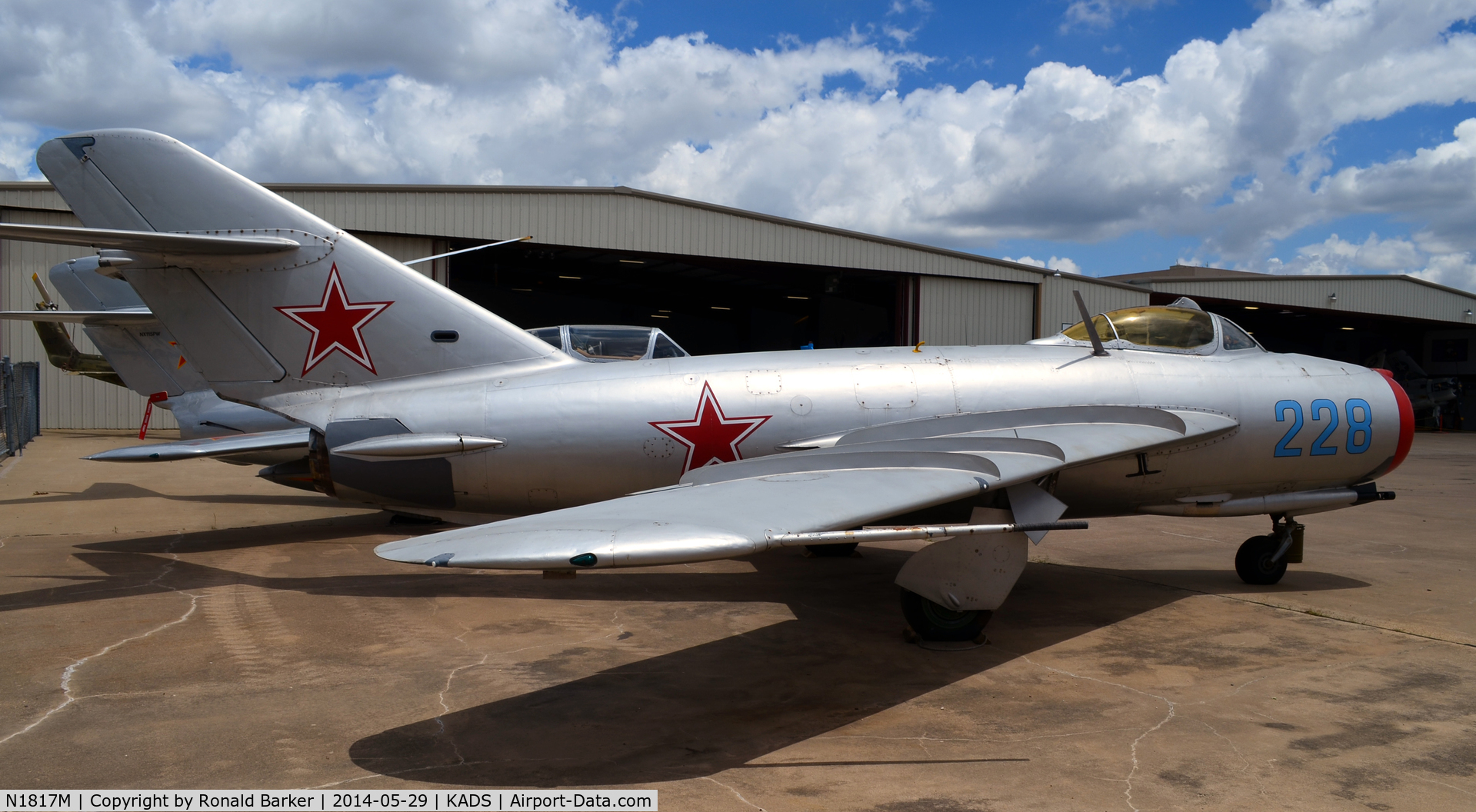N1817M, PZL-Mielec Lim-5 (MiG-17F) C/N 1C1228, Cavanaugh Flight Museum Addison, TX