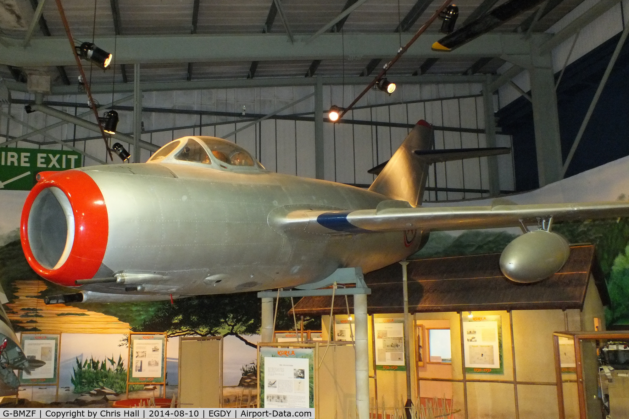 G-BMZF, PZL-Mielec Lim-2 (MiG-15bis) C/N 1B01420, at the FAA Museum, Yeovilton