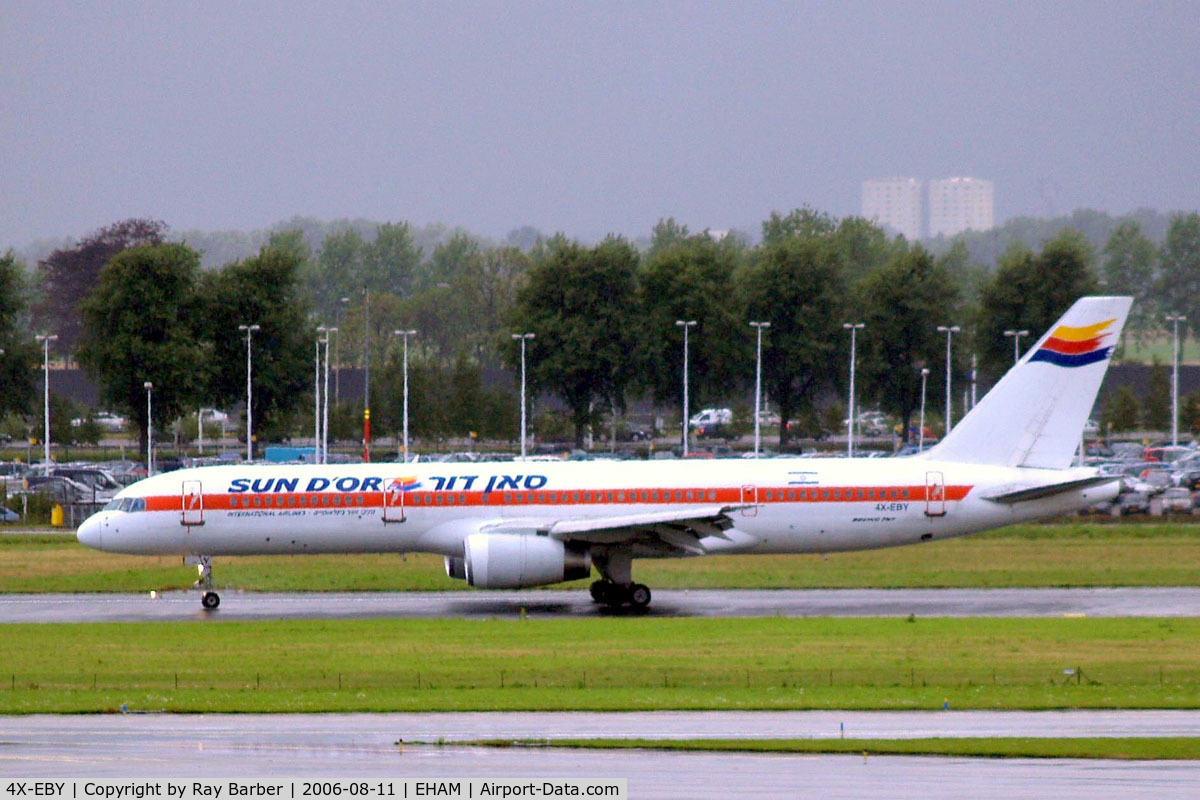 4X-EBY, 1988 Boeing 757-27B C/N 24137, Boeing 757-27BF [24137] (Sun dOr International Airlines) Schiphol~PH 11/08/2006