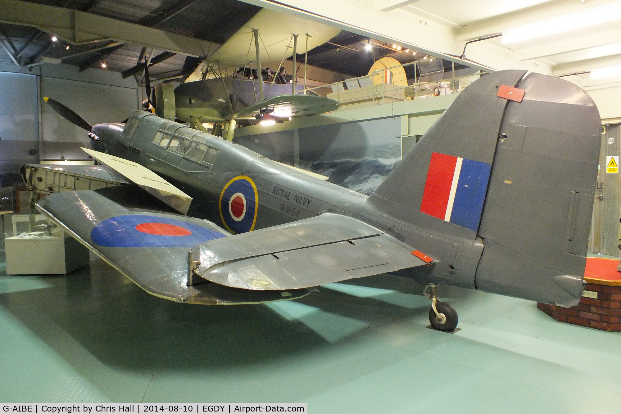 G-AIBE, 1939 Fairey Fulmar II C/N F3707, at the FAA Museum, Yeovilton