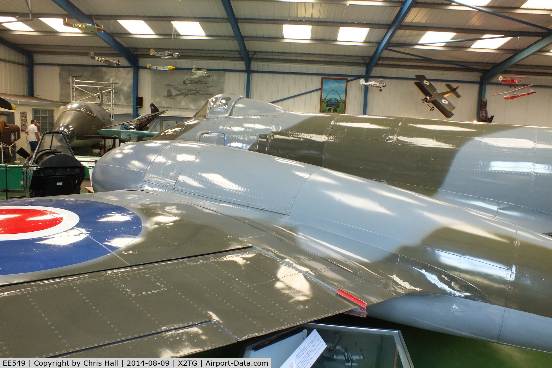 EE549, 1946 Gloster Meteor F.4 C/N Not found EE549, at the Tangmere Military Aviation Museum