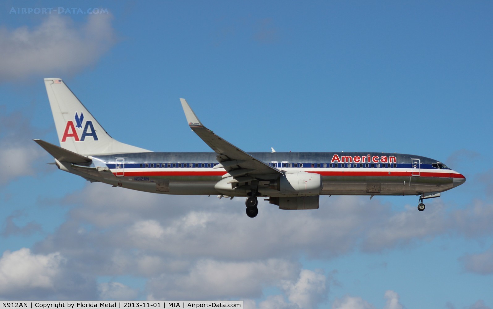 N912AN, 1999 Boeing 737-823 C/N 29513, American 737-800